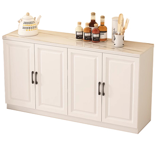 岩板厨房置物架多功能储物柜家用多层橱柜碗柜微波炉烤箱收纳柜子