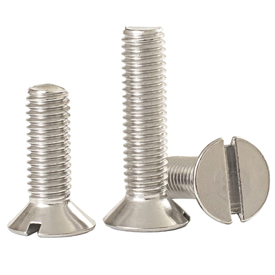 304不锈钢一字标准件沉头螺钉