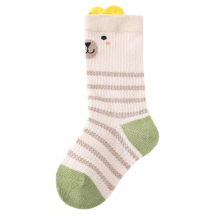 新生婴儿袜子春夏季薄款透气中长筒幼儿初生宝宝男童女0-3个月1岁