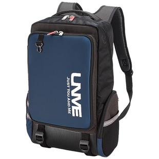 unme初中生大容量书包男减负护脊中学女3-6年级防水超轻减压背包