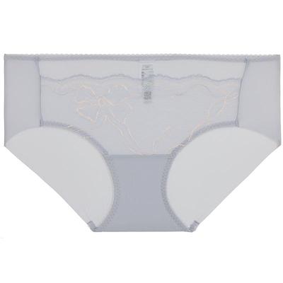 爱慕24AW简韵内裤女棉质底裆性感蕾丝中腰平角裤AM23A031