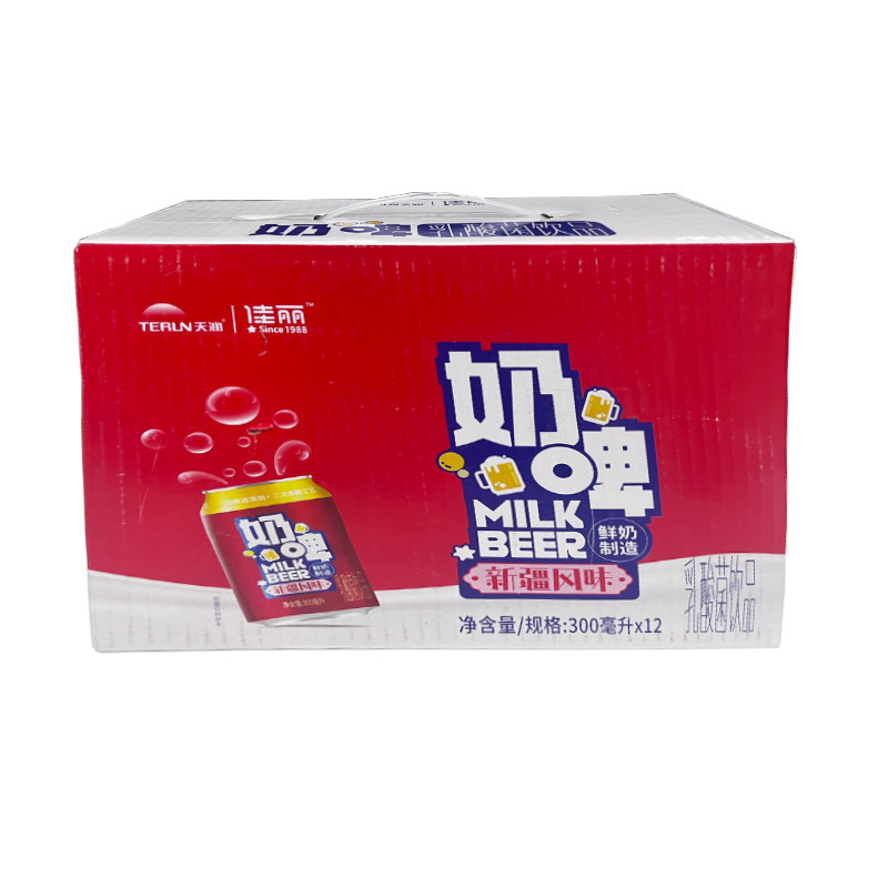 天润佳丽罐装300ML奶啤新疆0酒精
