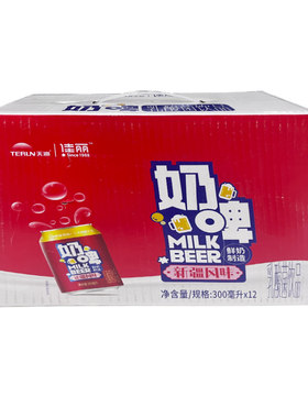天润佳丽罐装300ML奶啤新疆0酒精