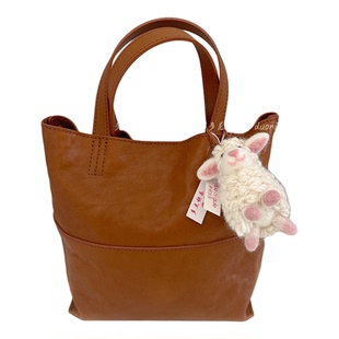 多尼古乐尼泊尔手工羊毛毡挂件粉蹄四脚小羊包挂钥匙扣车挂饰礼物