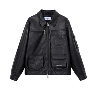 OFF-WHITE™【张艺兴同款】新款多口袋夹克男女潮牌logo装饰外套