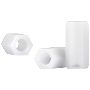 M2.5M3M4M5六角尼龙柱 双通尼龙柱隔 离柱塑料支撑柱