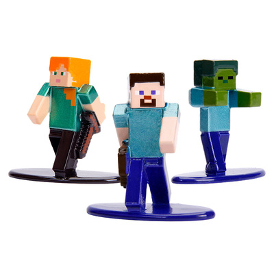 JadaToys 我的世界 Minecraft 迷你公仔包盲袋 盲盒 金属摆件手办