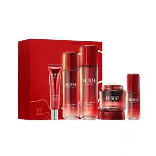 林清轩山茶花超肽胶原重组抗皱水乳液油液护肤品套装礼盒中年妈妈