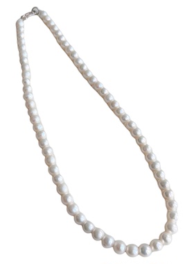 天然淡水珍珠项链妈妈生日礼物