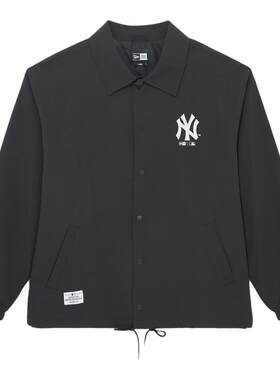 NEW ERA纽亦华2026新款MLB吸湿速干运动户外黑色翻领夹克外套NE