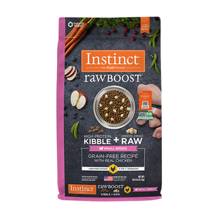 Instinct百利狗粮经典生鲜鸡无谷鸡犬粮成幼小型犬增肥高蛋白狗粮