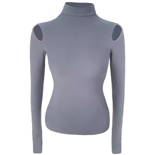 dancebaby拉丁舞服舞衣2026新款服装成人女练功服长袖上衣DA444