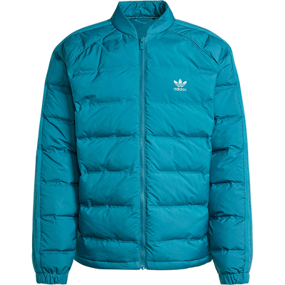 阿迪达斯男士保暖立领运动棉服