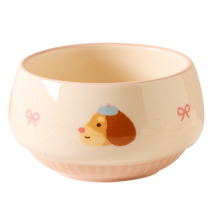 川岛屋可爱餐具陶瓷碗家用2026新款儿童卡通饭碗汤面碗盘碗碟套装