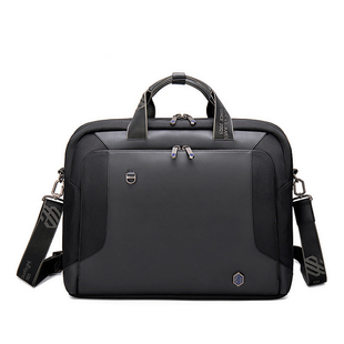 公文包定制印logo大容量男士商务电脑包男款手提包单肩斜挎公务包