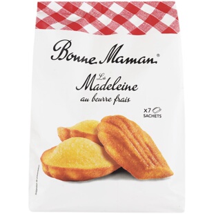 现货荷兰进口Bonne Maman巧婆婆黄油巧克力玛德琳贝壳蛋糕零食