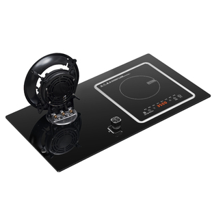 气电两用灶电磁炉煤燃气灶二合一电一气一体式嵌入式家用猛火双灶