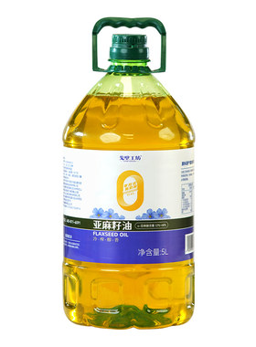 戈壁工坊5L一级冷榨亚麻籽油
