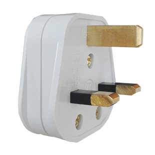 13A英标港版插头英规BS电源插头三方脚接线转换英式家用保险接头