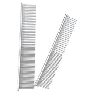 宠物排梳狗狗美容用品泰迪金毛拉布拉多金属针梳子猫理毛直排梳子