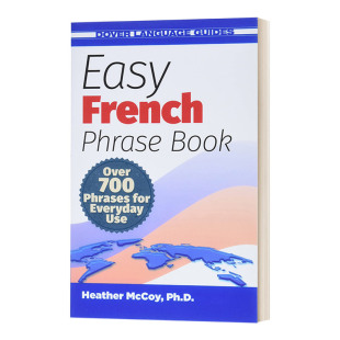 英文原版 Easy French Phrase Book New Edition 新版 简单法语短语手册 超过700个法语日常用语 英文版 进口英语原版书籍