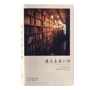 遇见未来的你 30张文艺小清新卡片 暖心治愈文字配图片明信片包邮