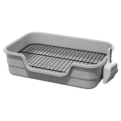 浴缸式铁网防尿溅狗厕所易清洗