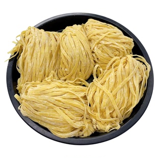 潘表叔竹升粗面香港式云吞宽面正宗广东全蛋竹升粗鸡蛋面条湿面条