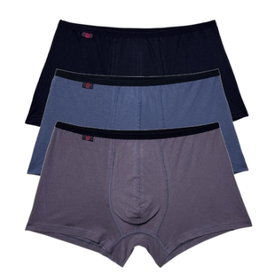 健将男士内裤平角裤纯棉面料弹力窄边腰带单层裆位透气四角平脚裤