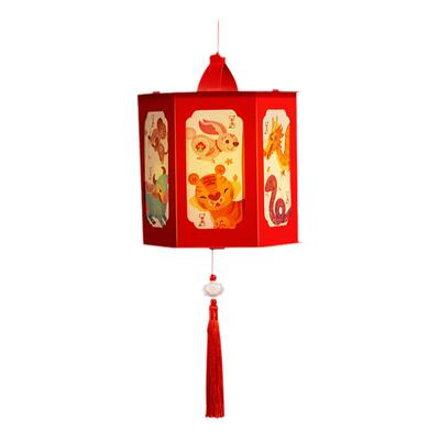 TOI/图益儿童手工制作发光灯笼