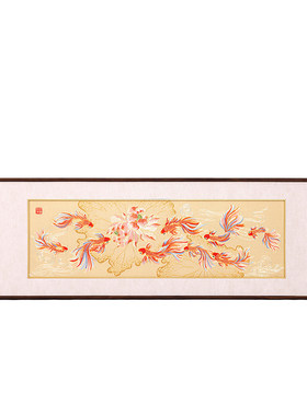 真金真银挂画非遗云锦装饰画礼盒