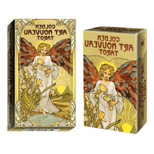原装进口正版Golden Art Nouveau Tarot金色新艺术塔罗烫金版卡牌