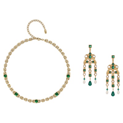 【女神礼物】RC Retro Chic意大利复古时尚 拜占庭琉璃项链耳环