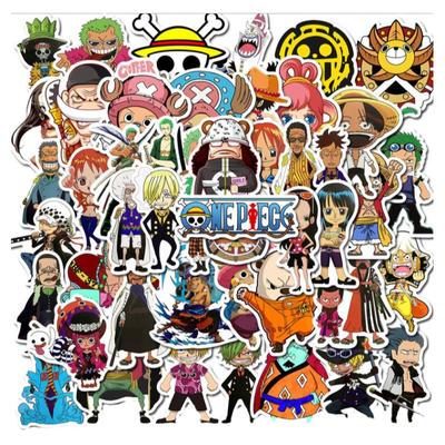 热门日本动漫海贼王贴纸防水装饰