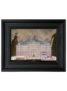 可可的画廊美式中古小众风景布佩达斯酒店装饰画客餐厅咖啡厅挂画