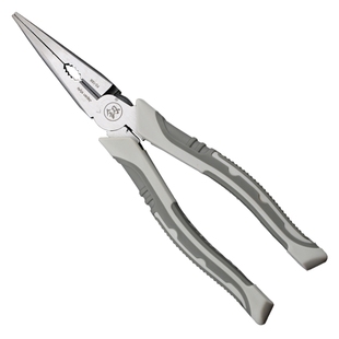 福冈尖嘴钳工业级多功能6寸8电工剥线专用钳子省力尖口钳工具大全