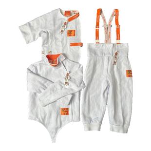 CZHE新款FIE800N冰丝击剑服三件套男女比赛保护服上衣背心击剑裤