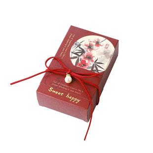 新款欧式中国风伴手礼婚礼婚宴喜宴回礼批发喜糖盒森系高级感礼盒