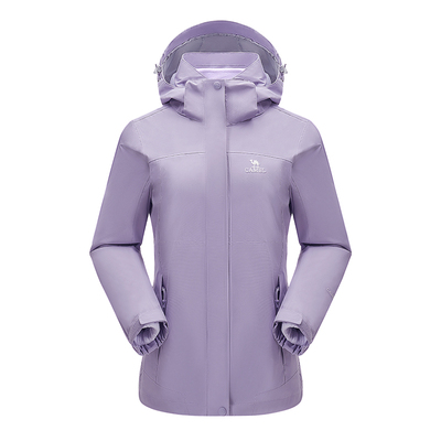 男女三合一冲锋衣骆驼