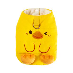 可爱小狗狗衣服立体鸭鸭服装带帽子泰迪约克夏小型犬秋冬宠物马甲