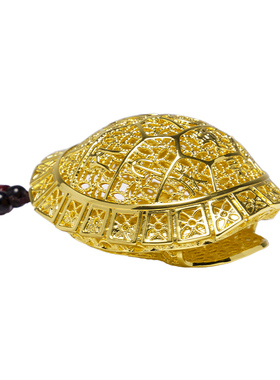 铜心满福《花丝富甲天下》手把件