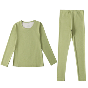 羊毛蚕丝保暖内衣男女士套装加厚加绒德秋衣秋裤情侣一体棉毛衫冬