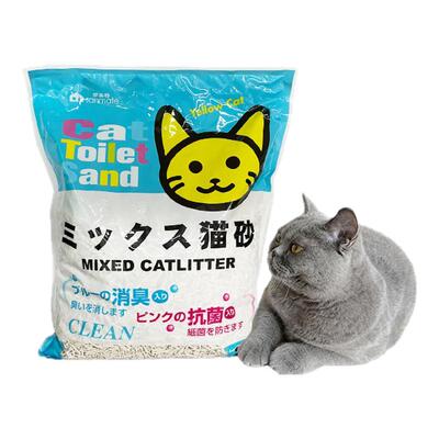 莎美特混合猫砂除味除臭近乎无尘2.5kg豆腐膨润土10kg混合砂20斤