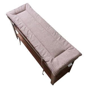 定制日式条纹卡座玄关长条垫换鞋凳垫沙发垫子长方形坐垫椅子垫