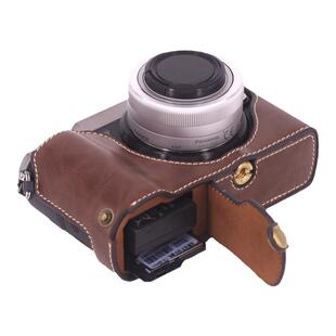 适用松下G95D G85微单GF2 1 5 GX9 G9 S9保护套G97 G7 G100D 底座 S5m2相机包GH6 S5皮套LX10半套GF10  LX100