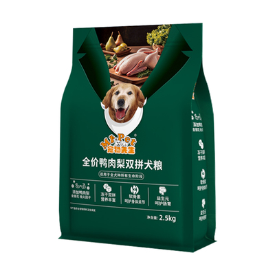 宠物先生鸭肉梨全价冻干双拼犬粮