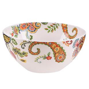 HOMIA帝王花釉下彩陶瓷餐具套装家用吃饭碗面碗大汤碗菜盘子碗碟