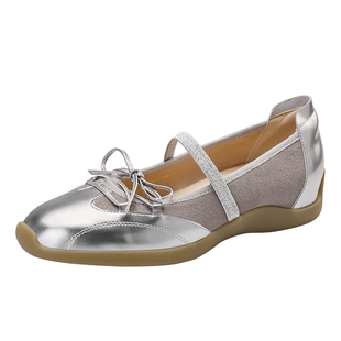 MILLIE'S/妙丽浅口单鞋女2026新款春季休闲芭蕾女鞋软底玛丽珍鞋P