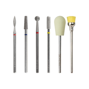 SEVENK美甲工具打磨头套装俄式日式前处理去死皮新手金刚石打磨头