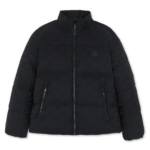 MLB官方 男女同款时尚百搭防泼水满印老花羽绒服25冬季新款DJM03